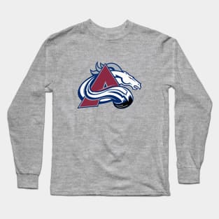 Avs Football Logo Mashup Long Sleeve T-Shirt